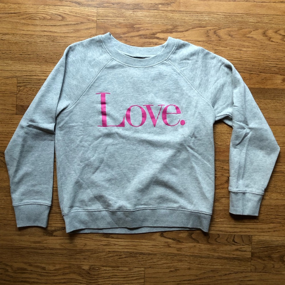 J. Crew “Love” Sweatshirt